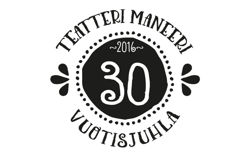 teatteri Maneerin 30-v. logo